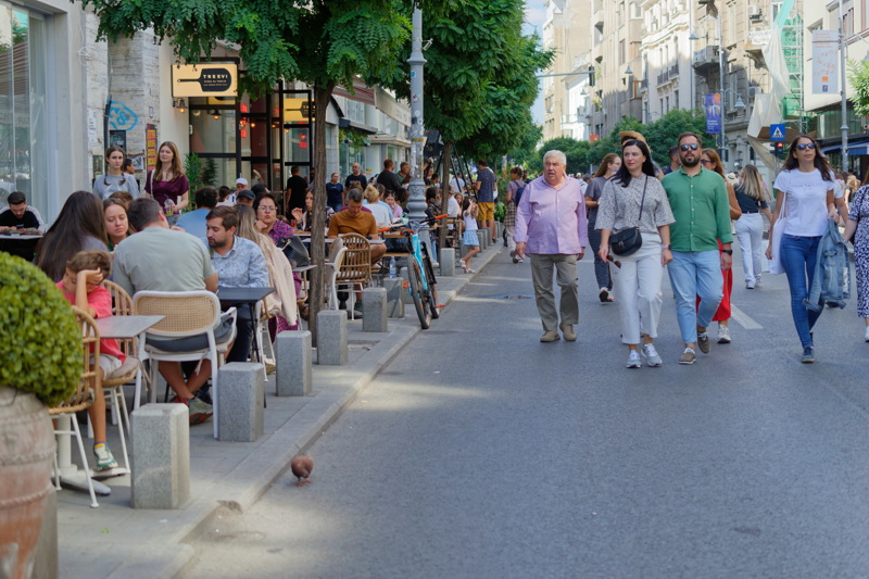 People walking on the street